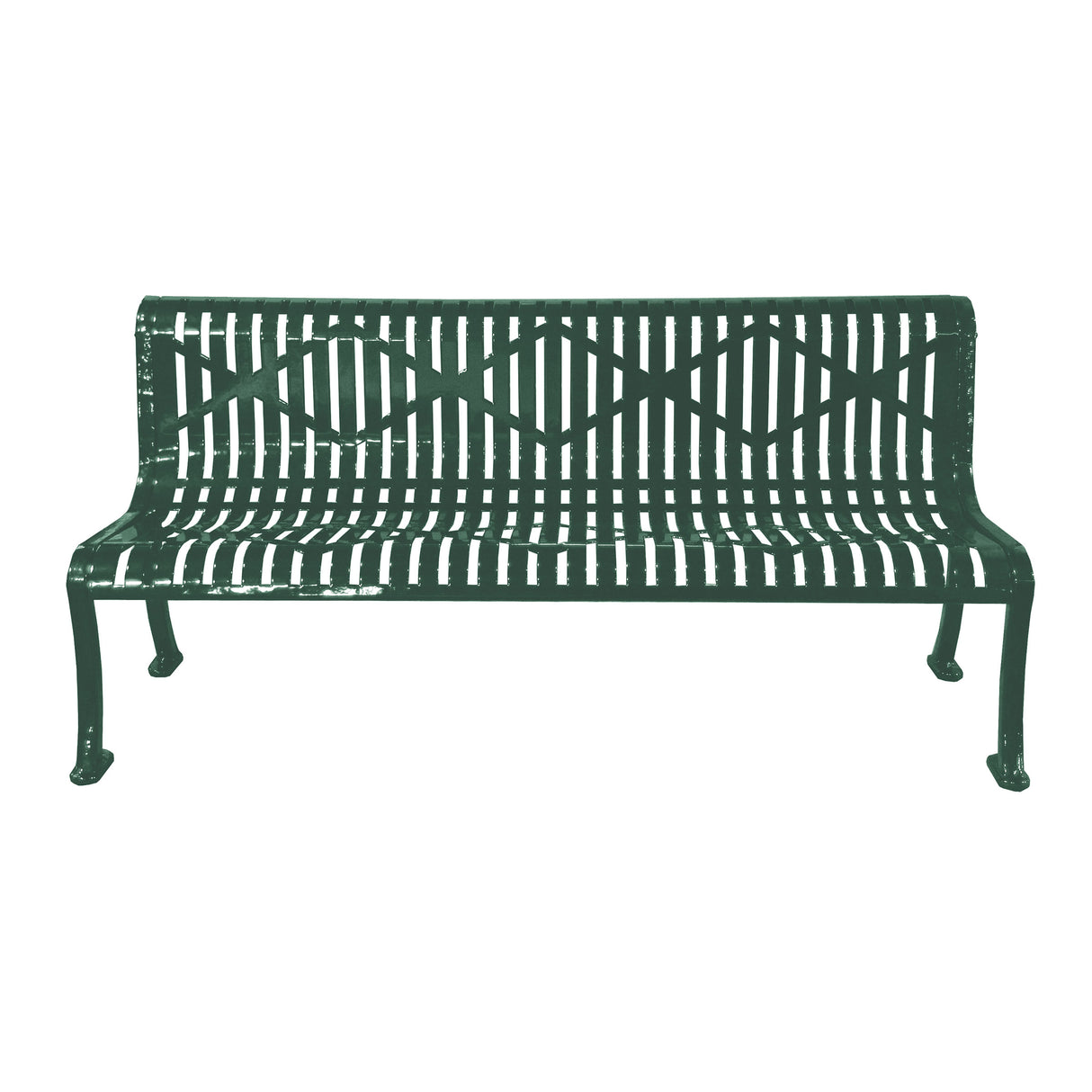 Armless Roll Formed Diamond Bench