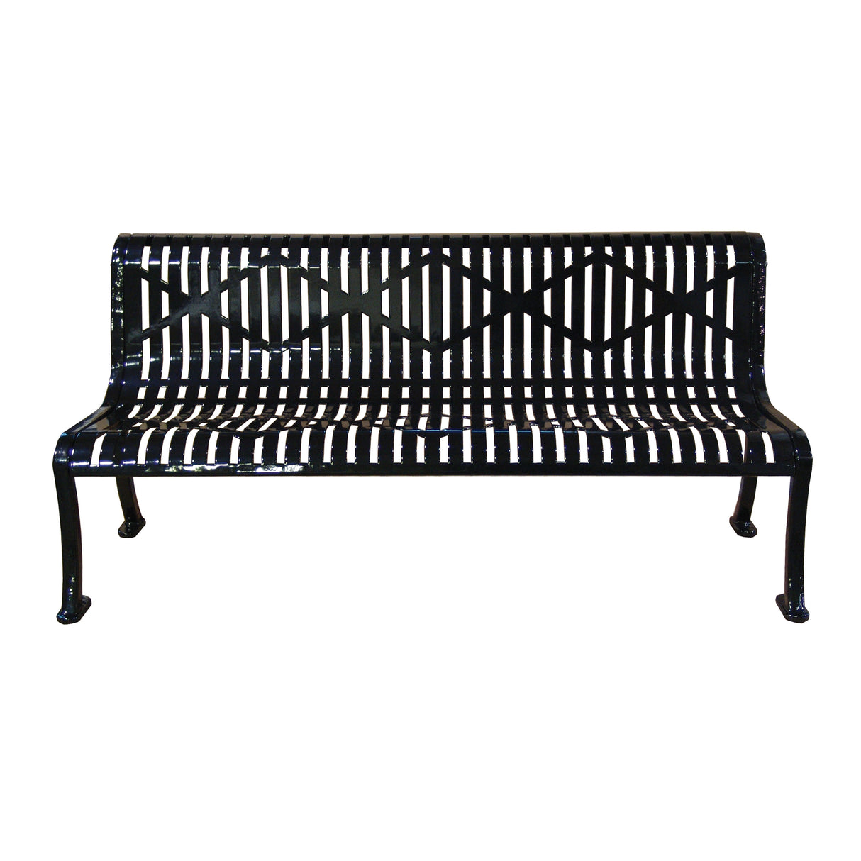 Armless Roll Formed Diamond Bench