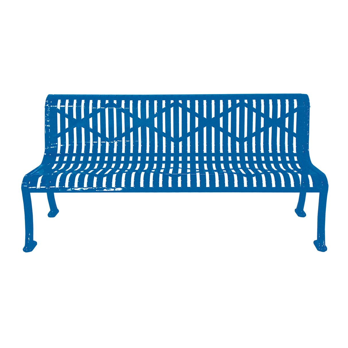 Armless Roll Formed Diamond Bench