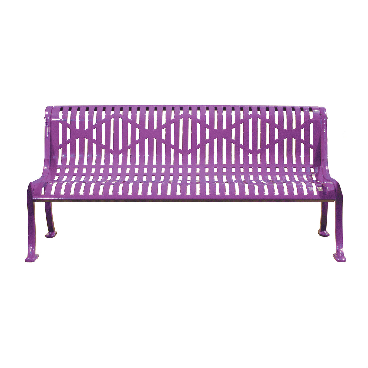 Armless Roll Formed Diamond Bench