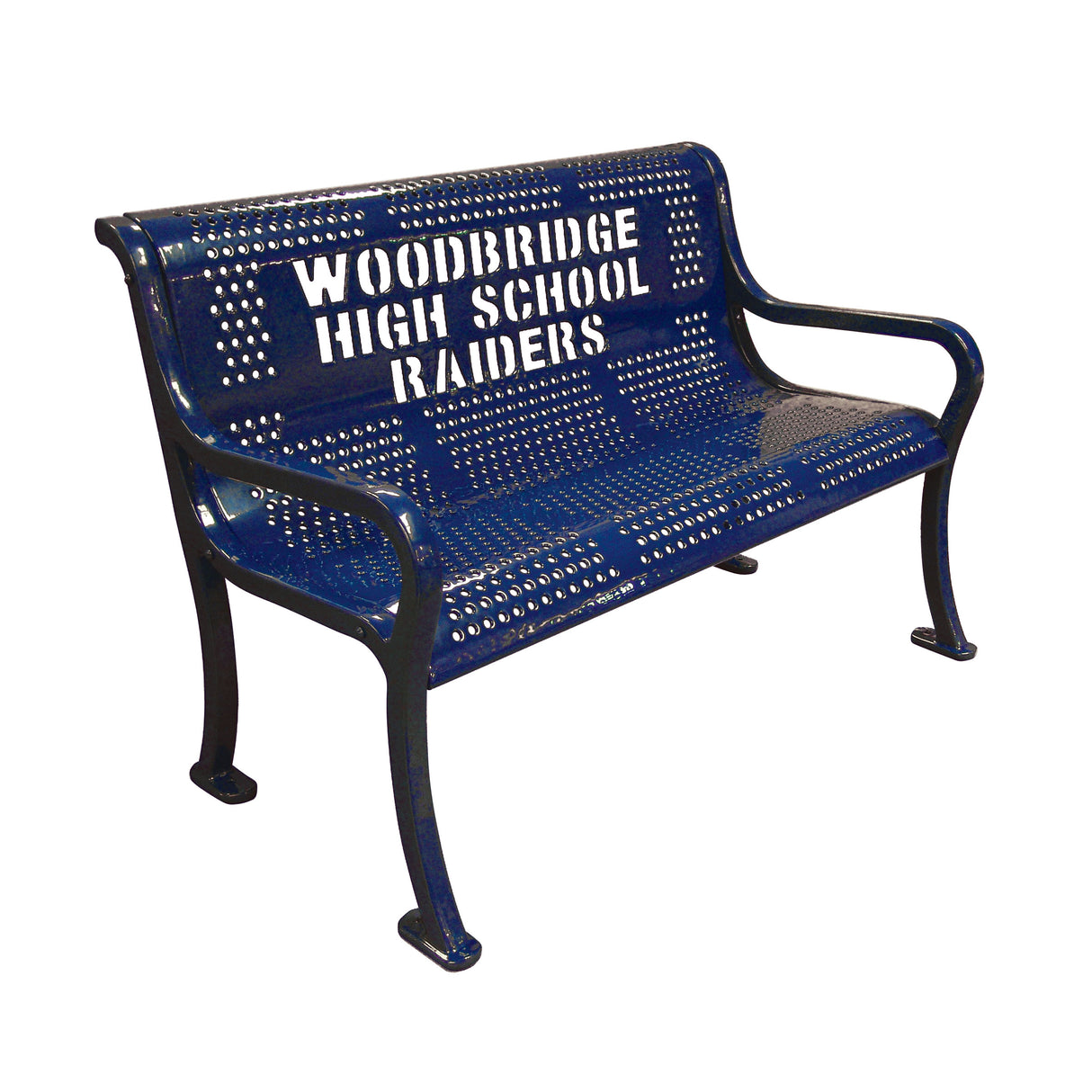 Personalized Perforated Bench