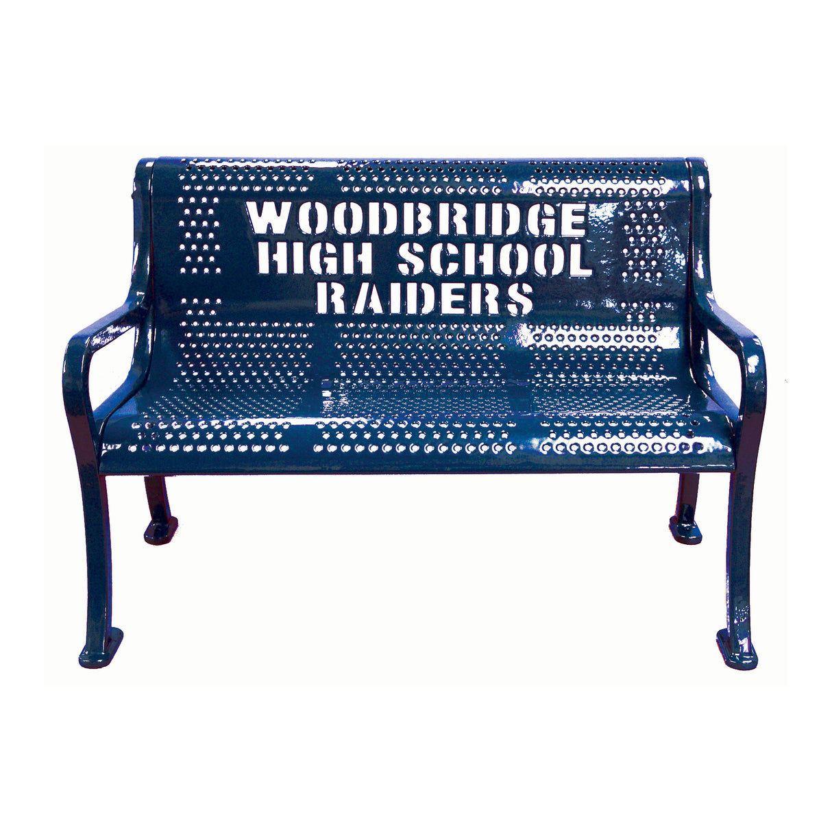 Personalized Perforated Bench