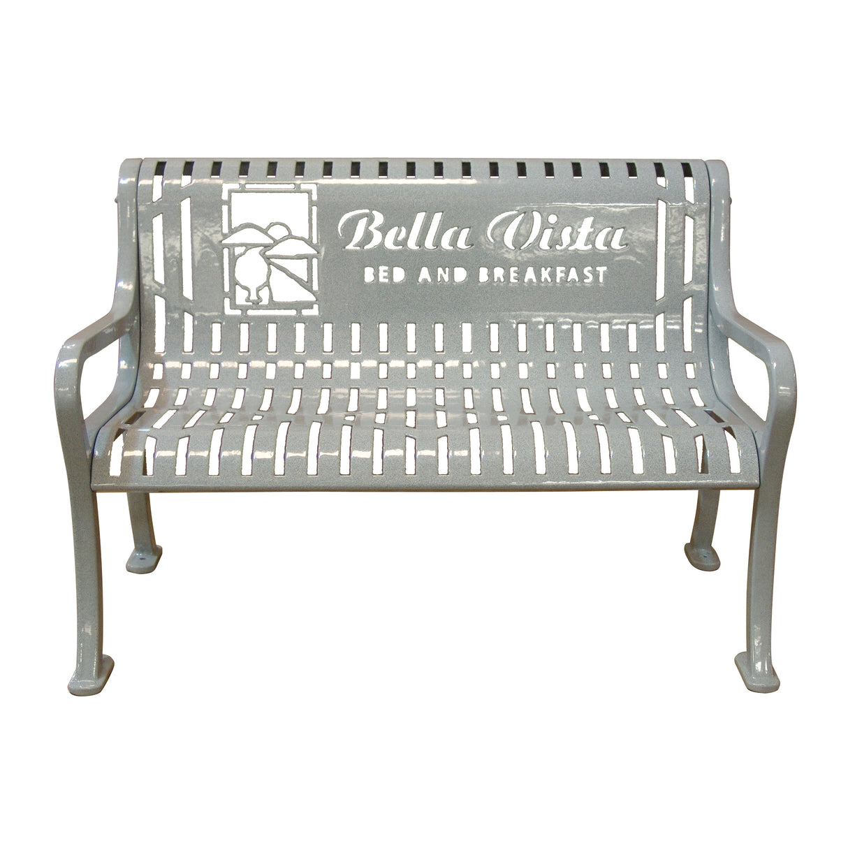 Personalized Diamond Pattern Bench