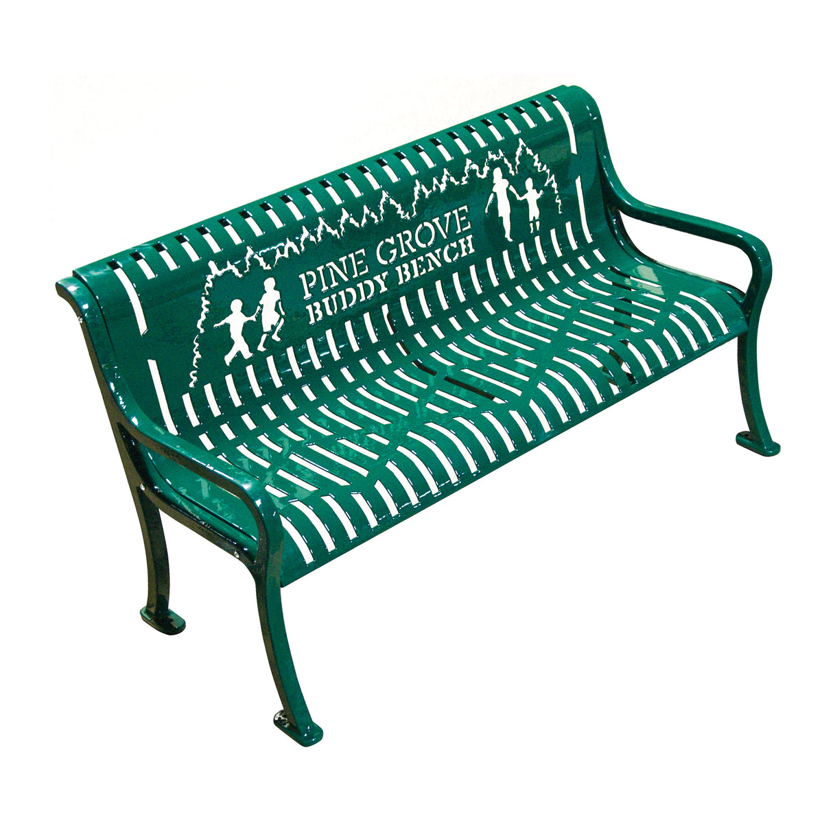 Personalized Diamond Pattern Bench