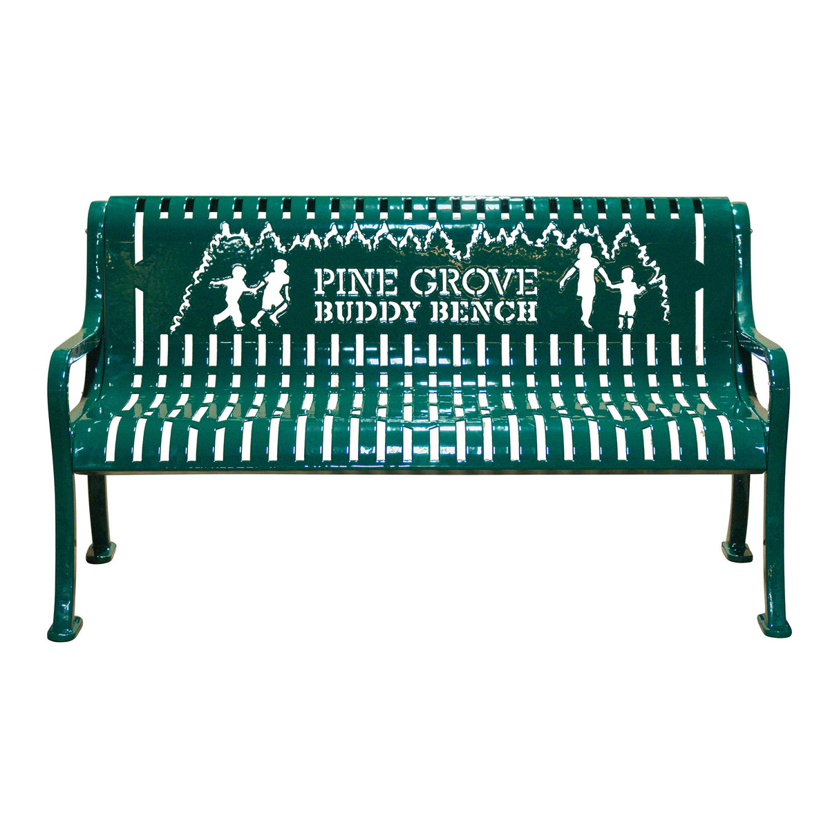 Personalized Diamond Pattern Bench