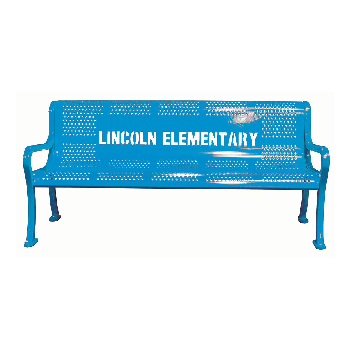 Personalized Perforated Bench