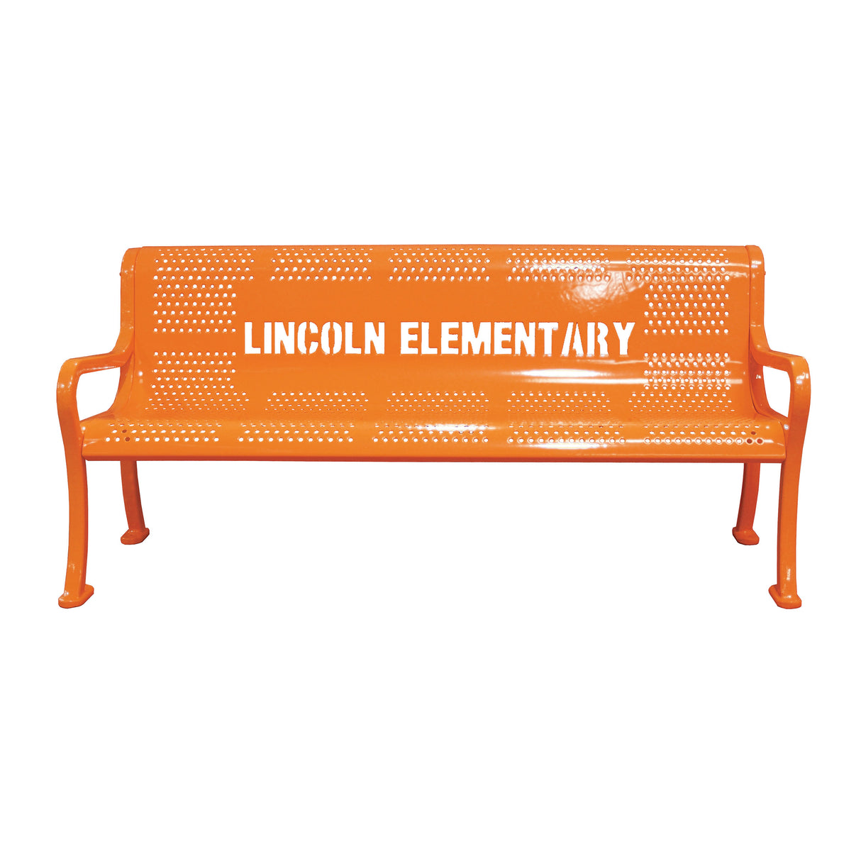 Personalized Perforated Bench