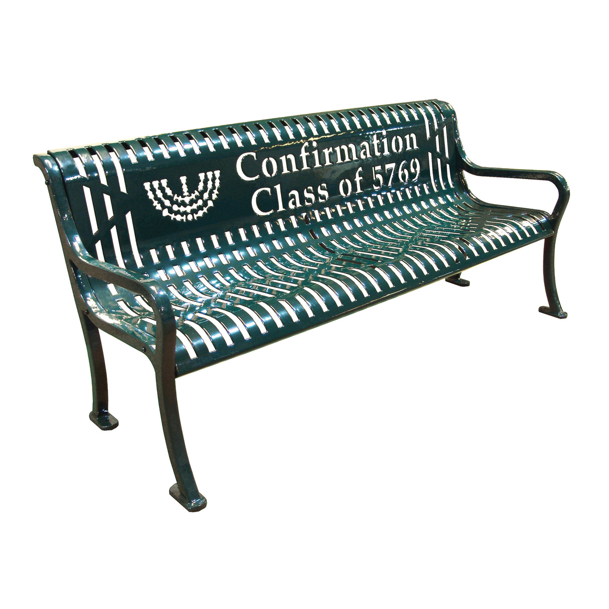 Personalized Diamond Pattern Bench