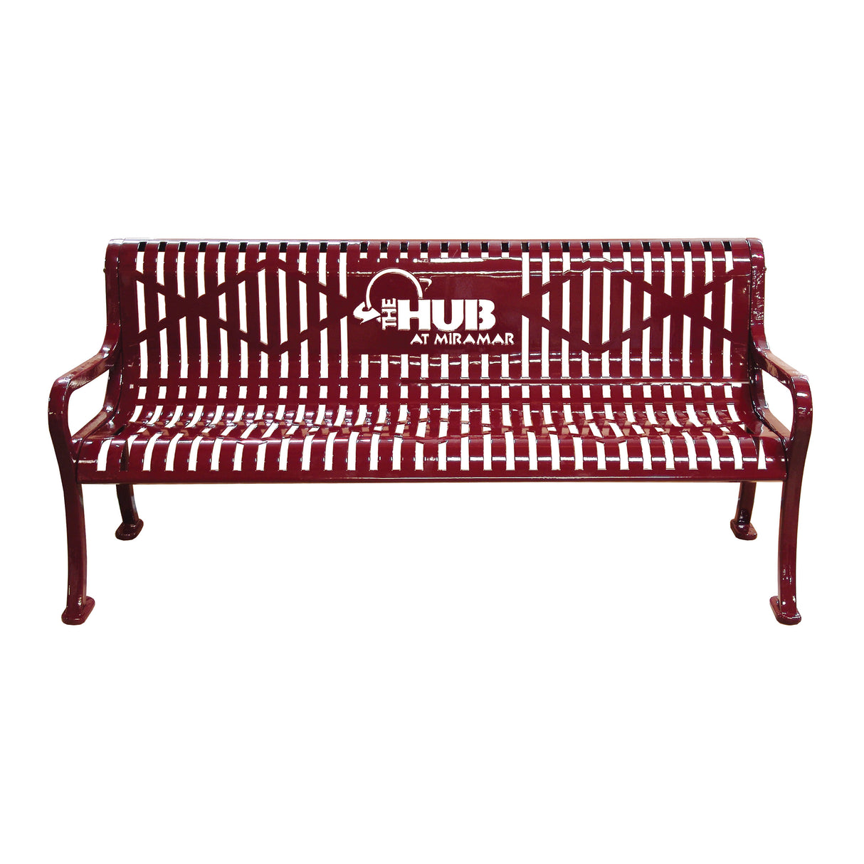 Personalized Diamond Pattern Bench