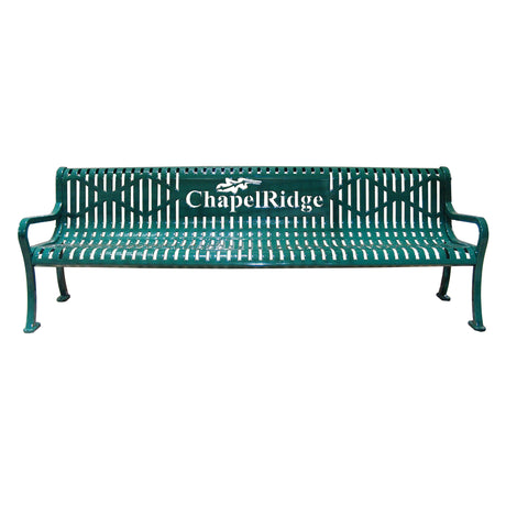 Personalized Diamond Pattern Bench