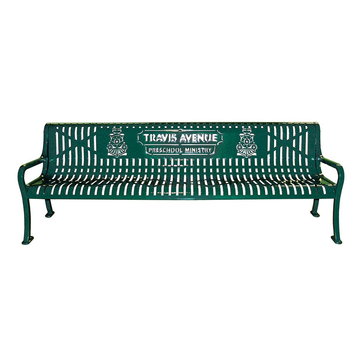Personalized Diamond Pattern Bench