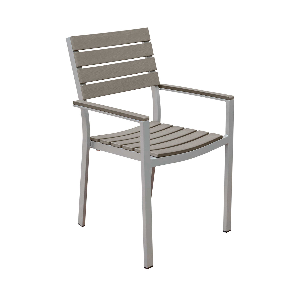 tiki chair with arms - gray