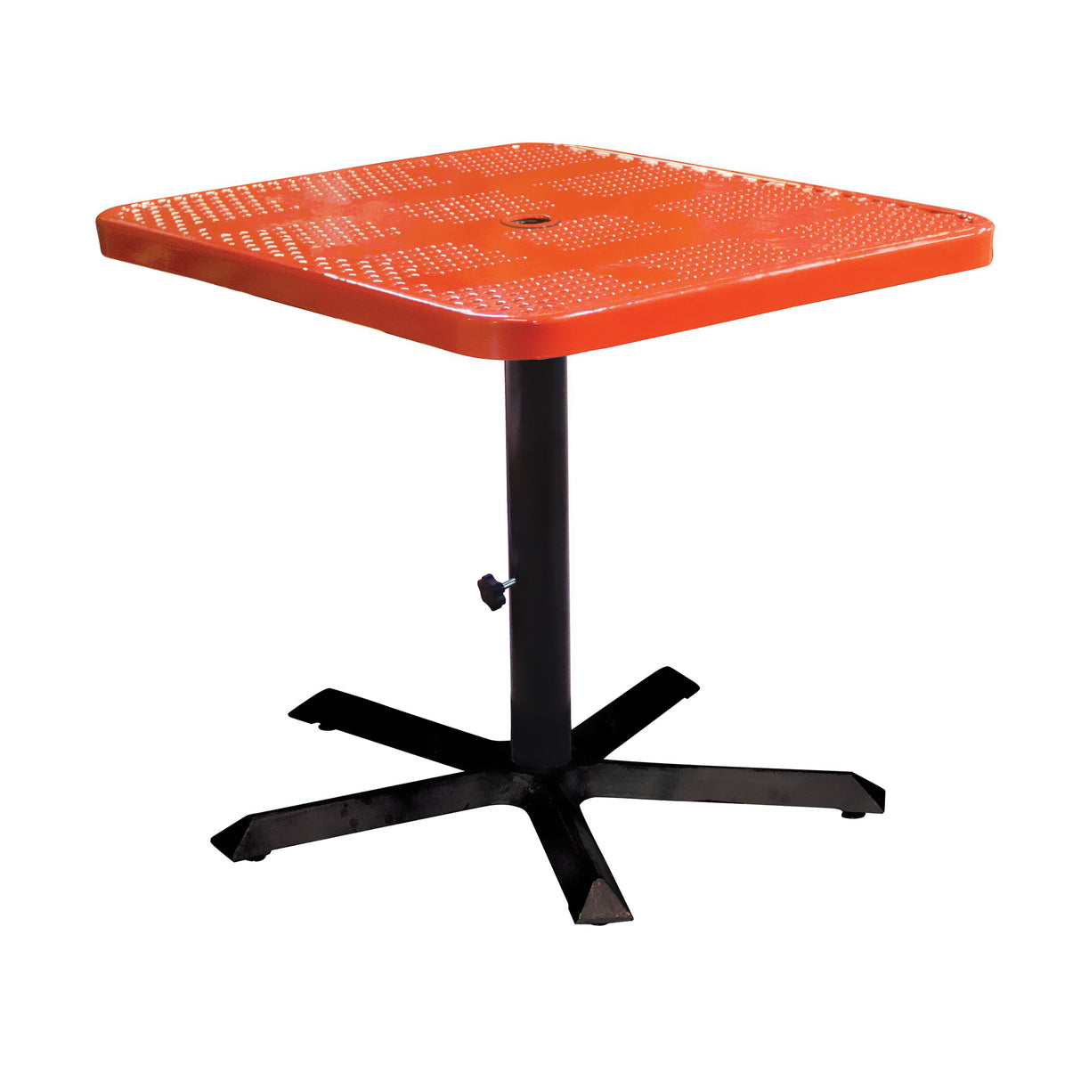 36˝ Square Perforated Pedestal Table
