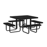 Quick Ship T46SQP 46" Square Expanded Metal Table