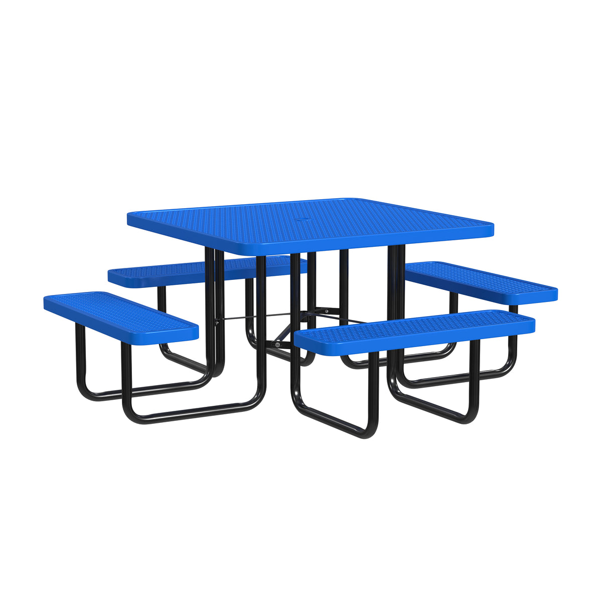 Quick Ship T46SQP 46" Square Expanded Metal Table