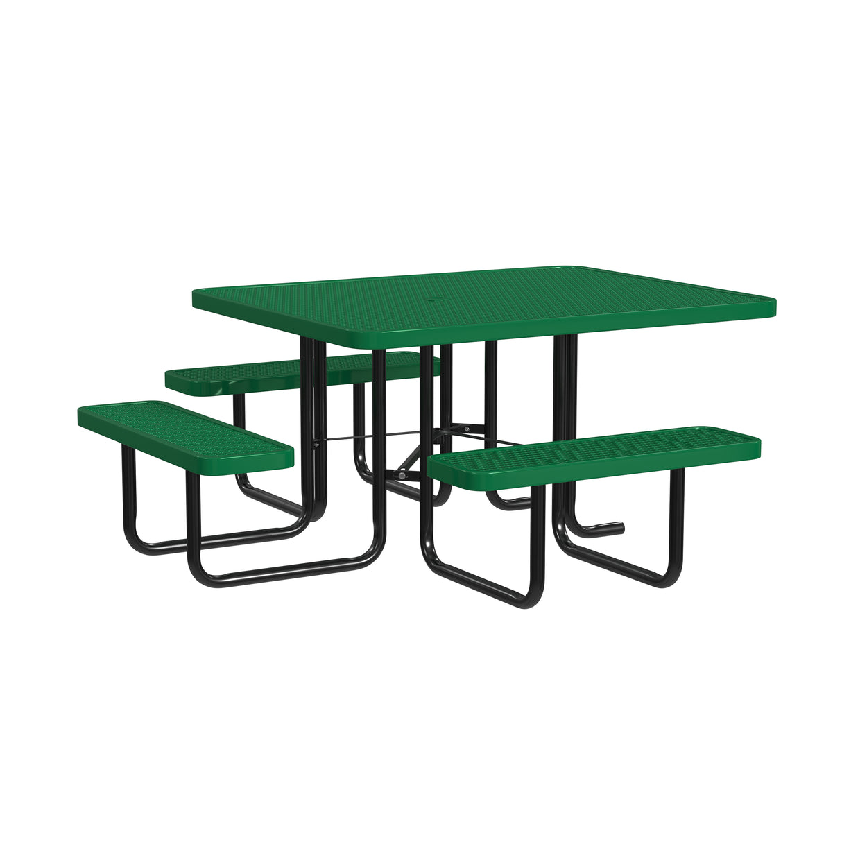Quick Ship T46SQP-ADA 46" Square Expanded Metal ADA Table