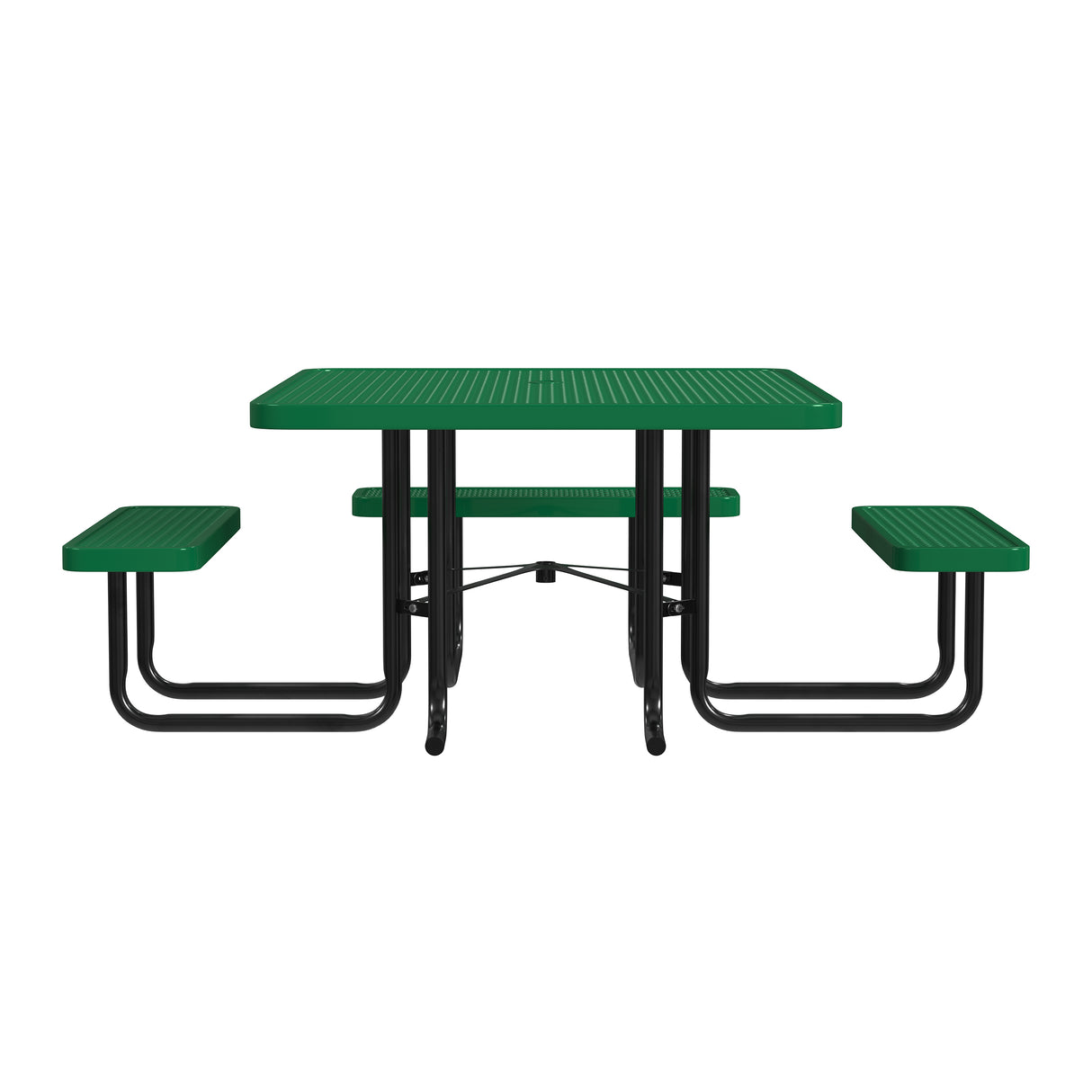 Quick Ship T46SQP-ADA 46" Square Expanded Metal ADA Table
