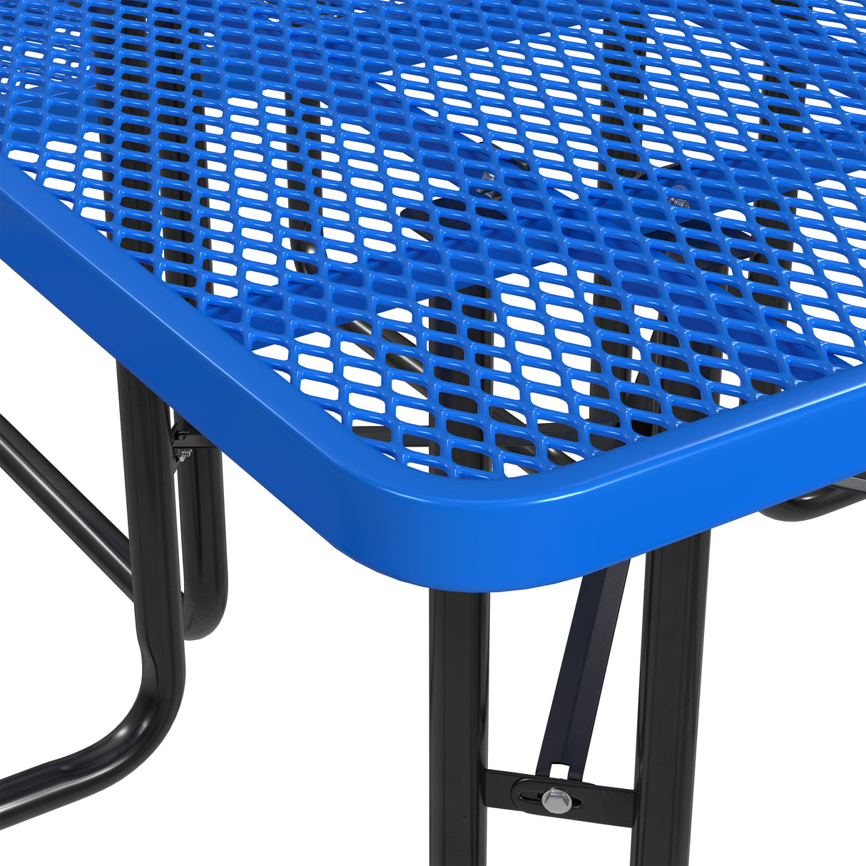 Quick Ship T46SQP-ADA 46" Square Expanded Metal ADA Table