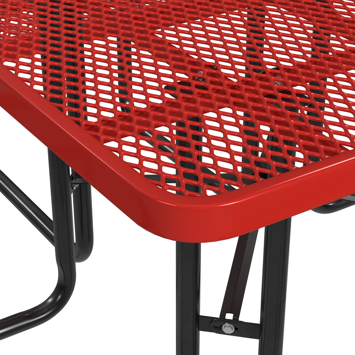 Quick Ship T46SQP-ADA 46" Square Expanded Metal ADA Table