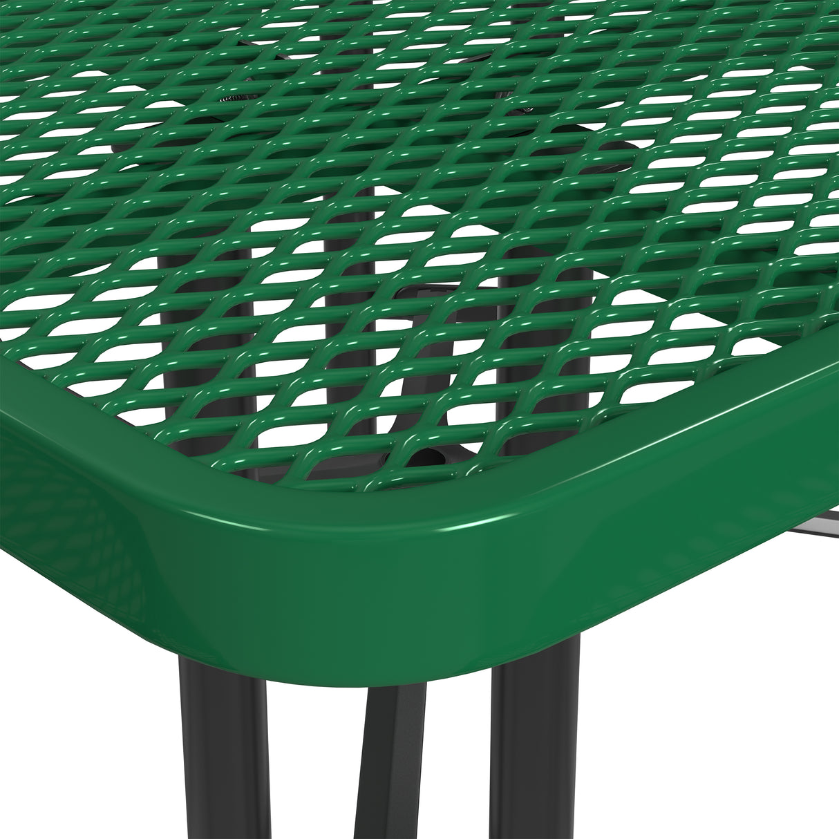 Quick Ship T46SQP 46" Square Expanded Metal Table