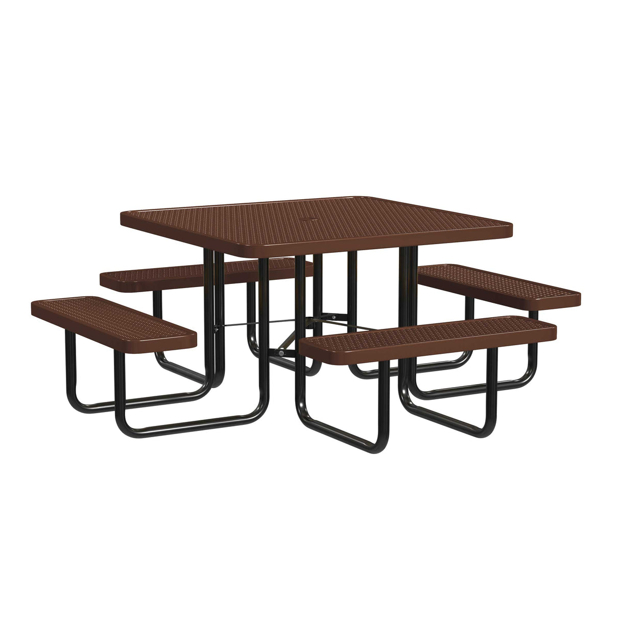 Quick Ship T46SQP 46" Square Expanded Metal Table