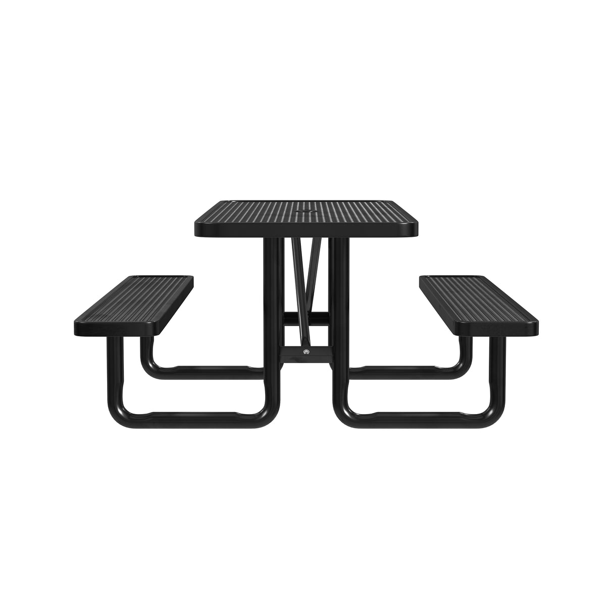Quick Ship T6XPP 6 Foot Expanded Metal Picnic Table
