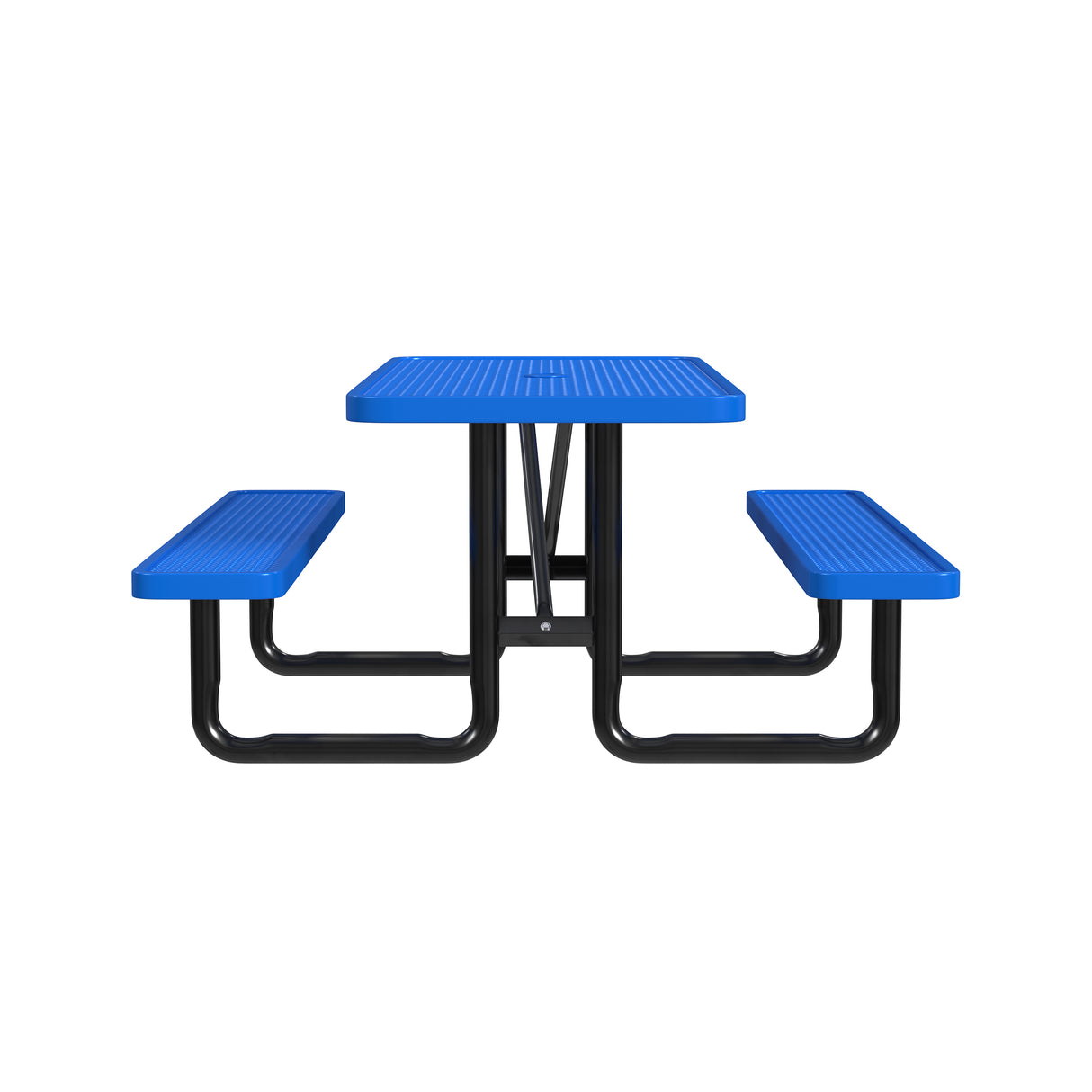 Quick Ship T6XPP 6 Foot Expanded Metal Picnic Table