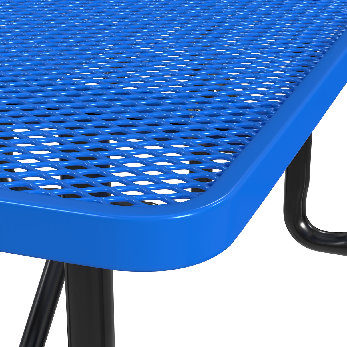 Quick Ship T6XPP 6 Foot Expanded Metal Picnic Table