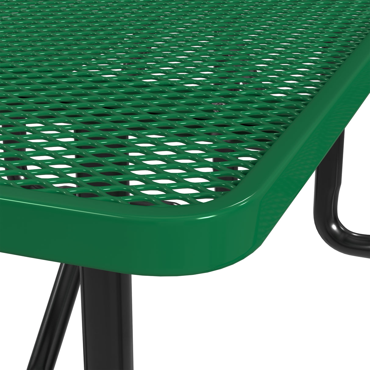 Quick Ship T6XPP 6 Foot Expanded Metal Picnic Table