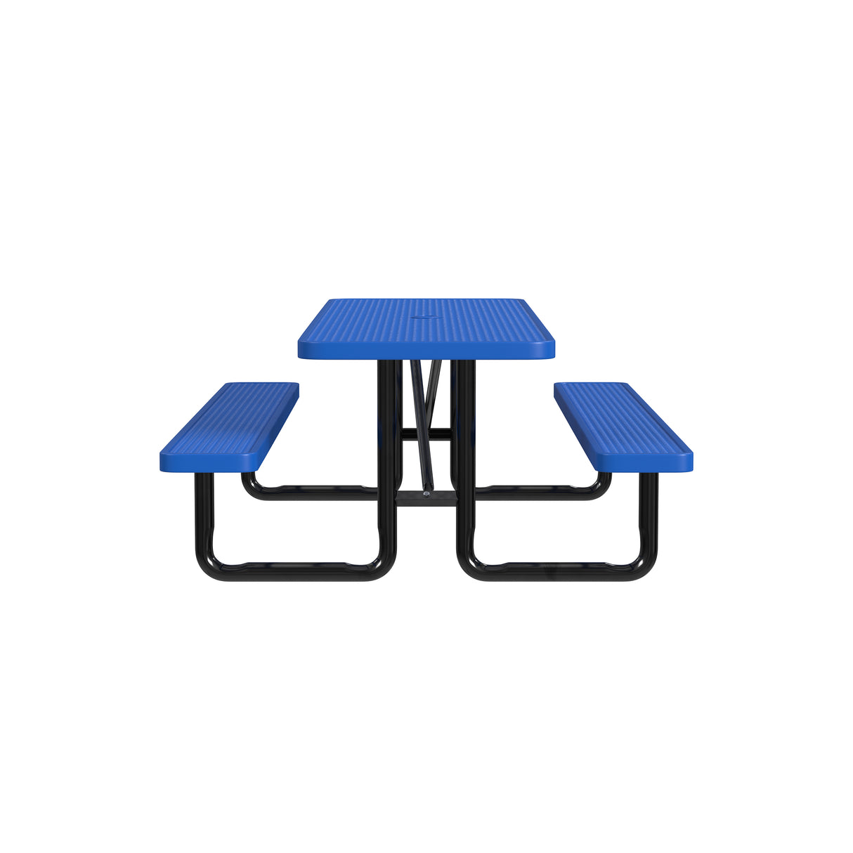 Quick Ship T8XPP 8 Foot Expanded Metal Picnic Table