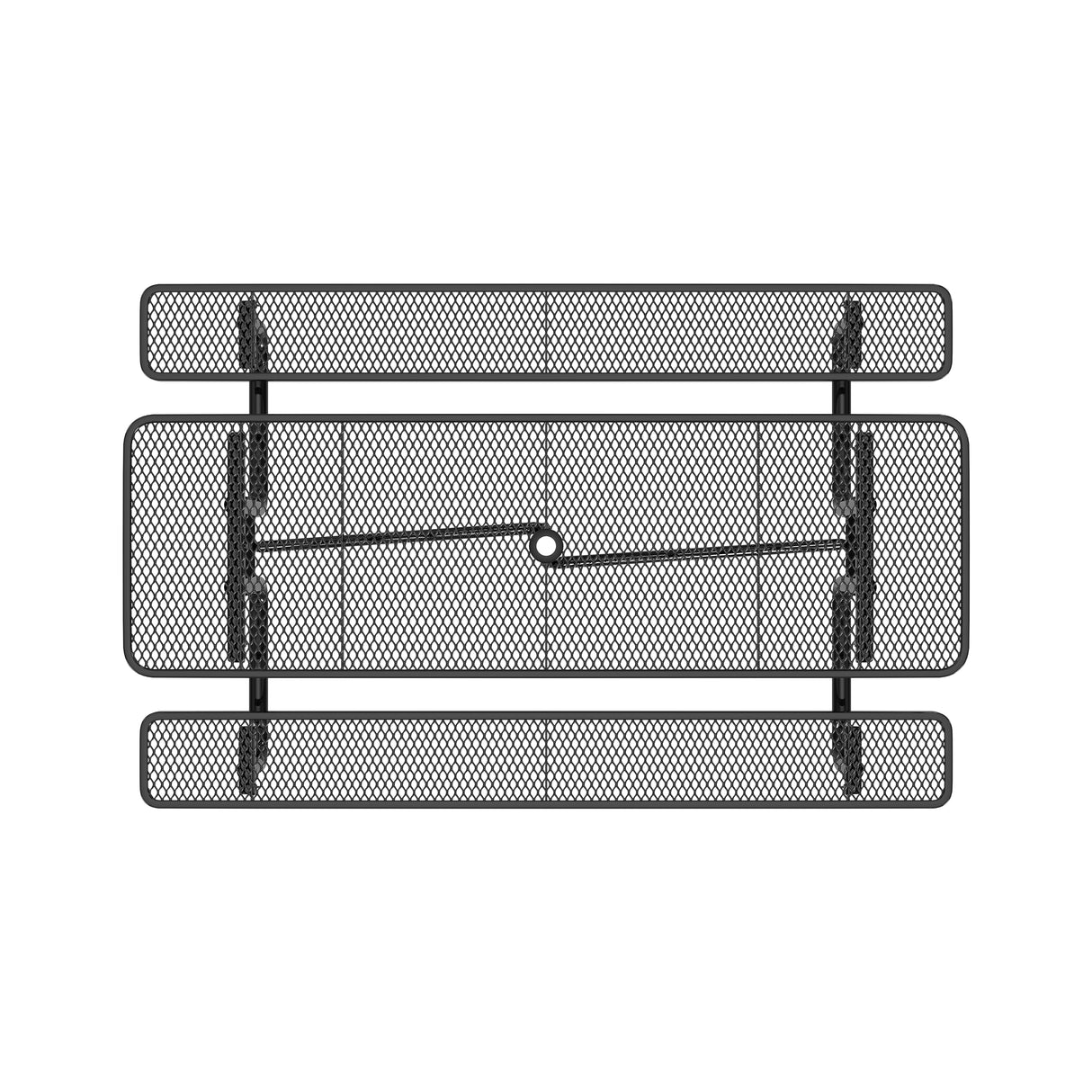 Quick Ship T8XPP 8 Foot Expanded Metal Picnic Table
