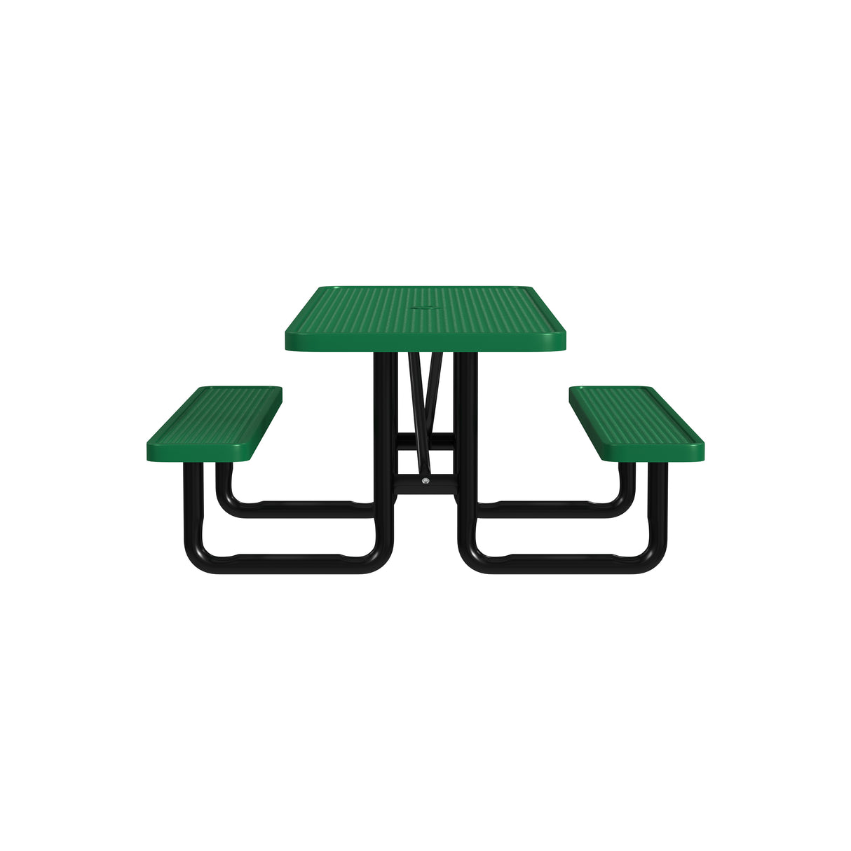 Quick Ship T8XPP-ADA 8 Foot Expanded Metal ADA Picnic Table