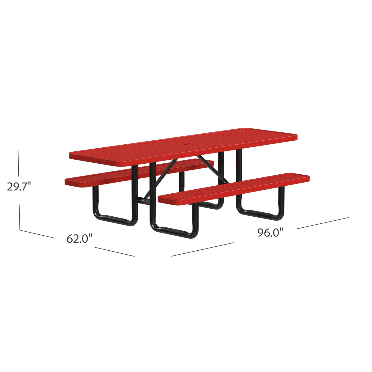 Standard Expanded Metal Picnic Tables