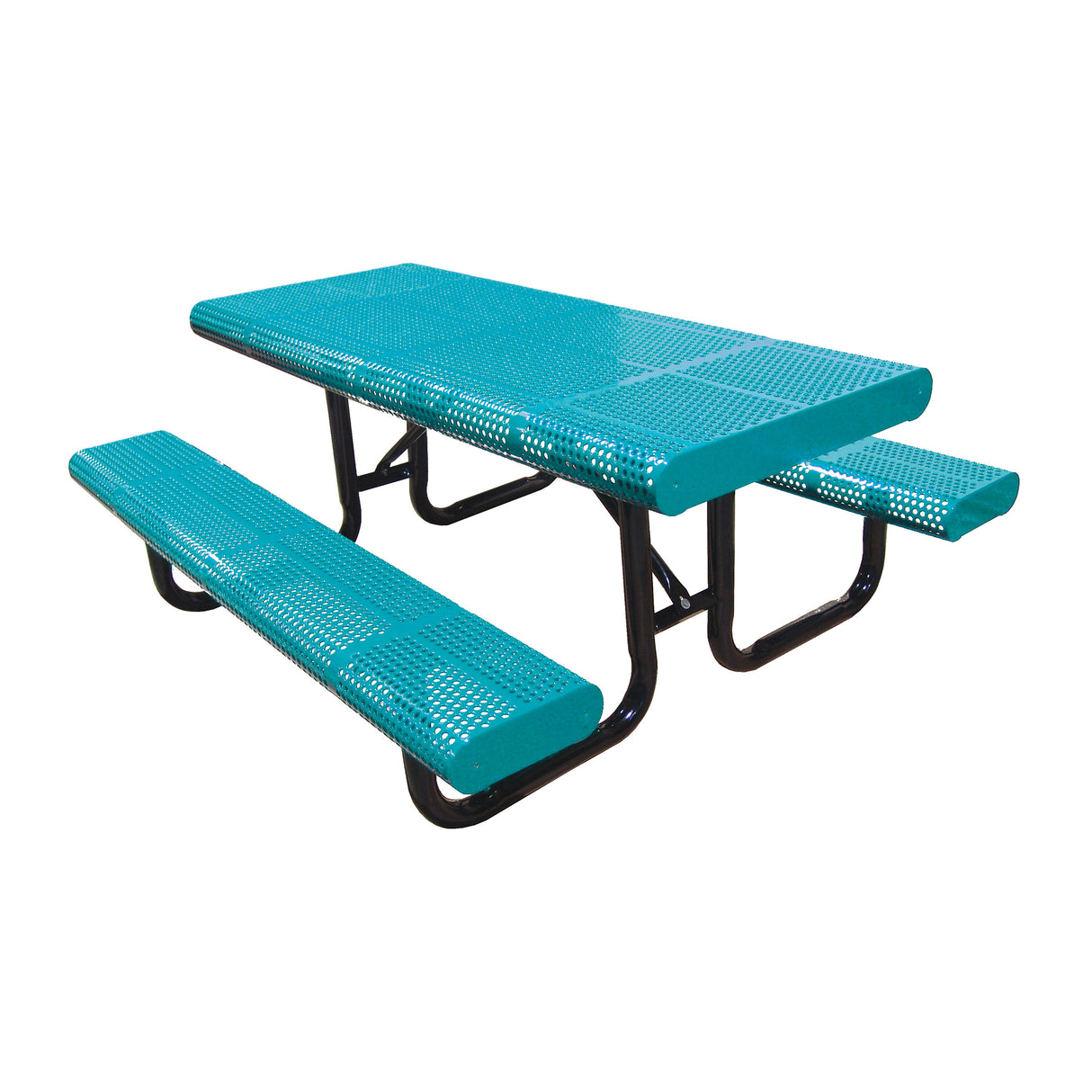 Radial Edge Perforated Picnic Table