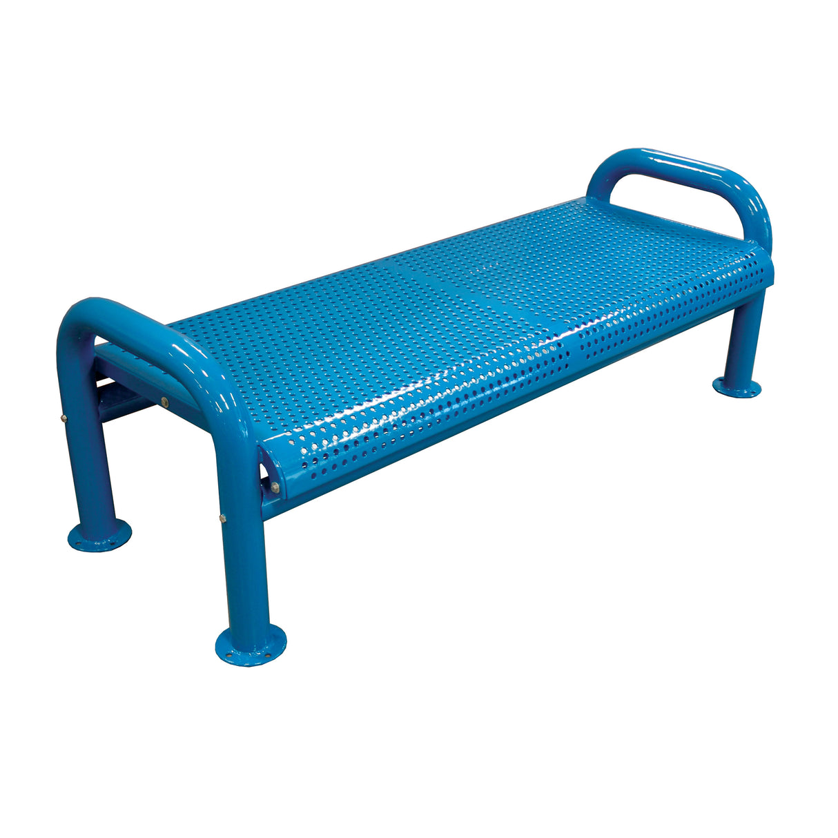 U-Leg Perforated Bench Without Back
