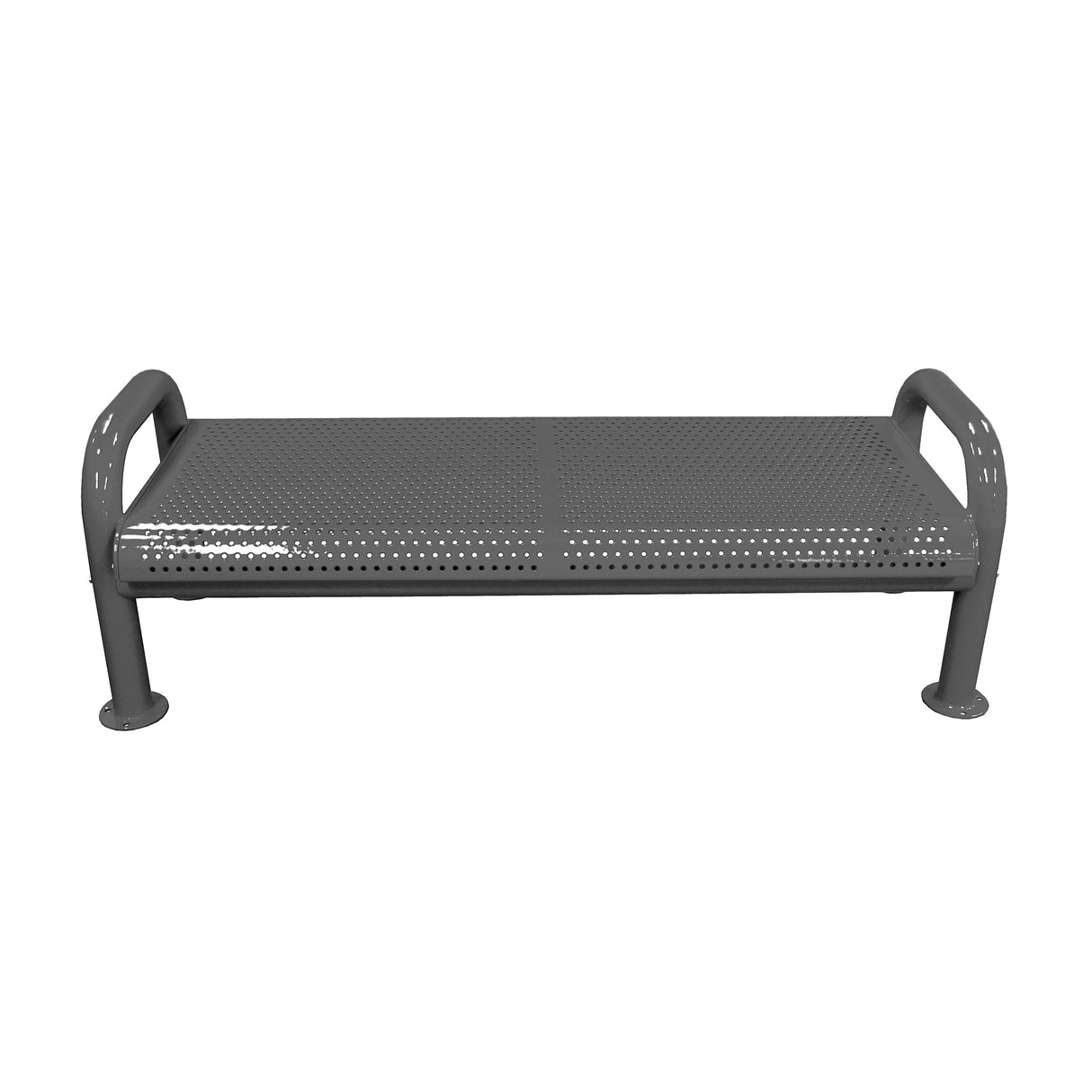 U-Leg Perforated Bench Without Back