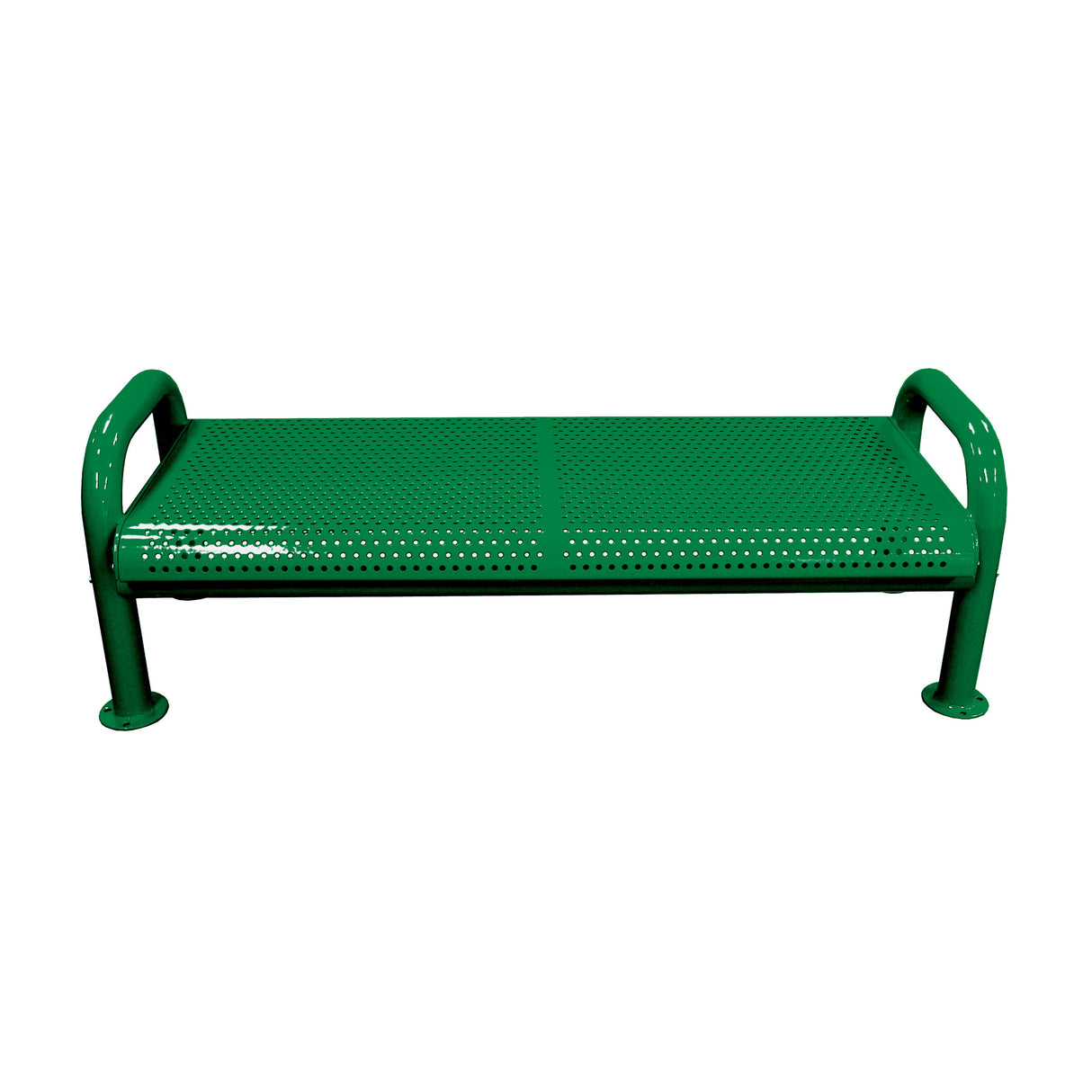 U-Leg Perforated Bench Without Back