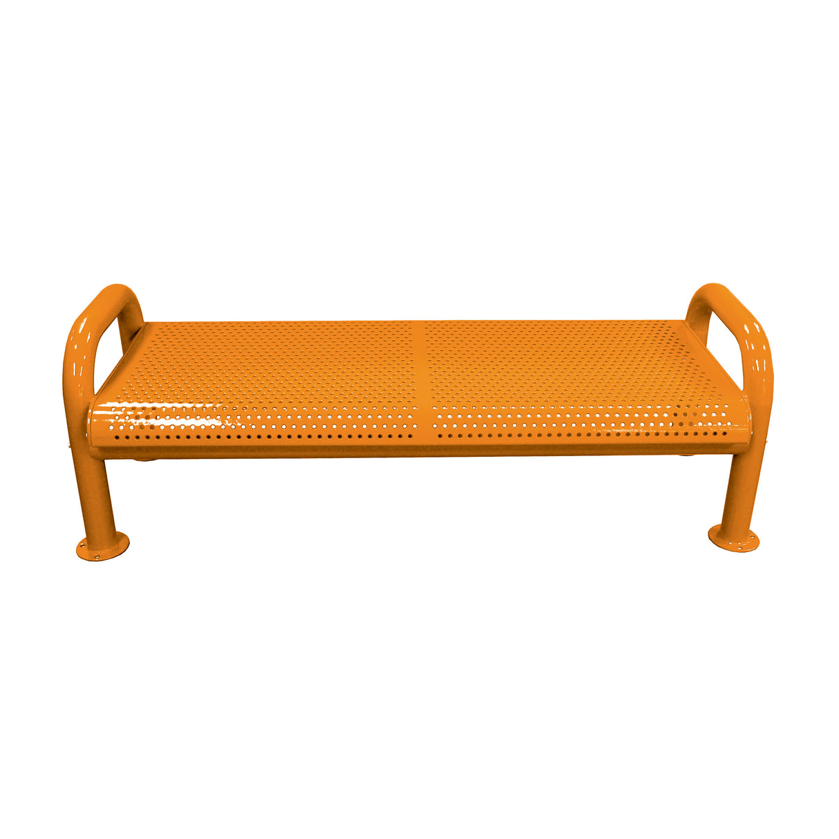 U-Leg Perforated Bench Without Back