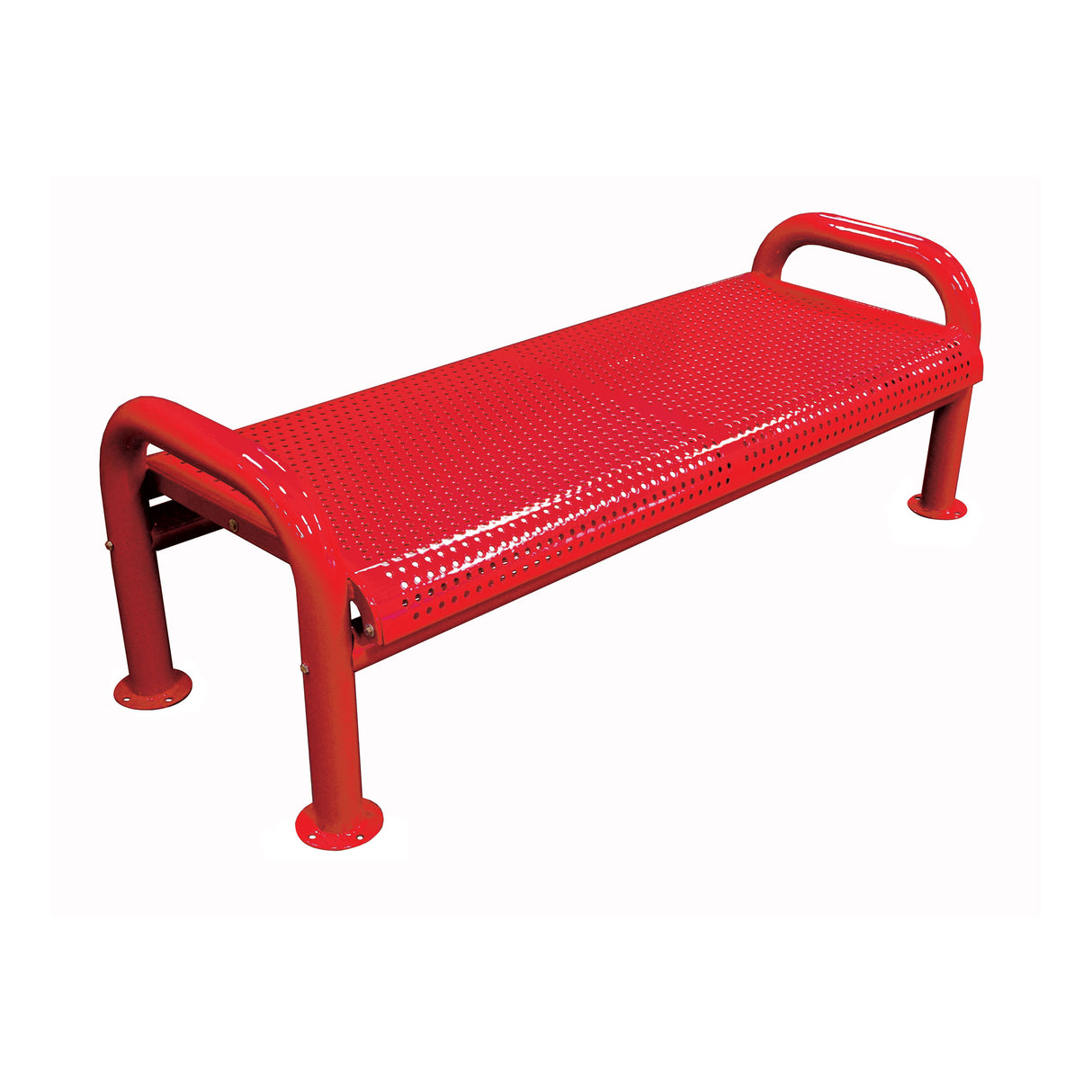 U-Leg Perforated Bench Without Back