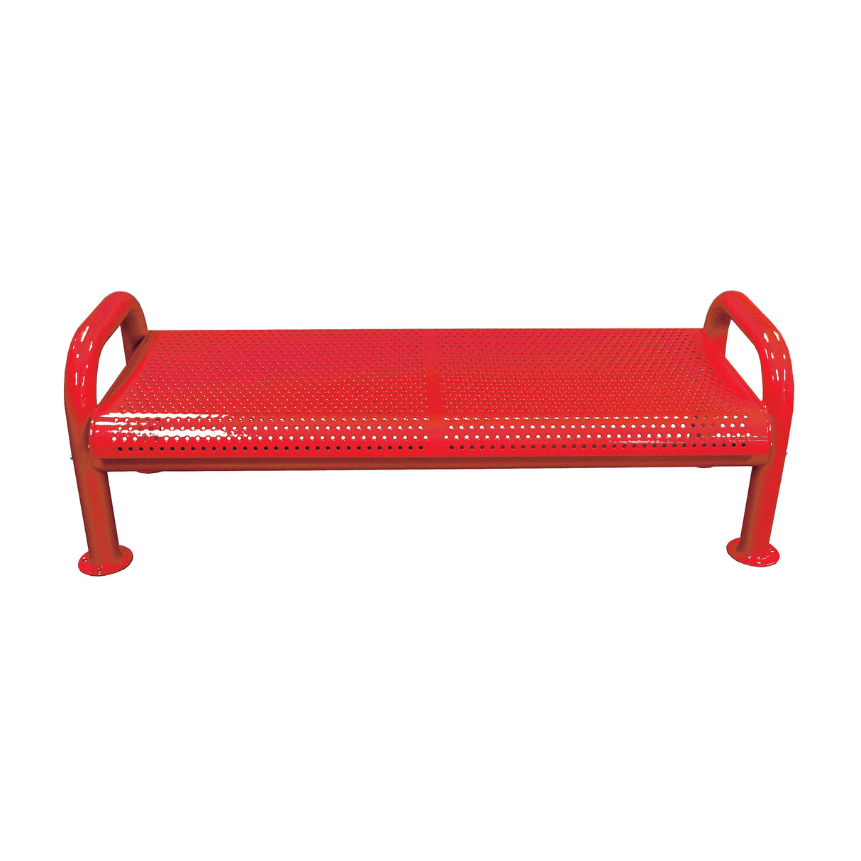 U-Leg Perforated Bench Without Back