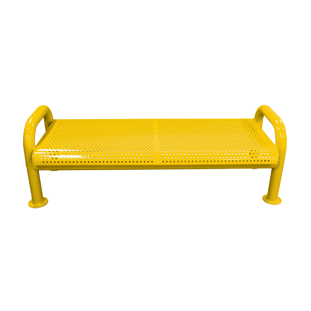 U-Leg Perforated Bench Without Back
