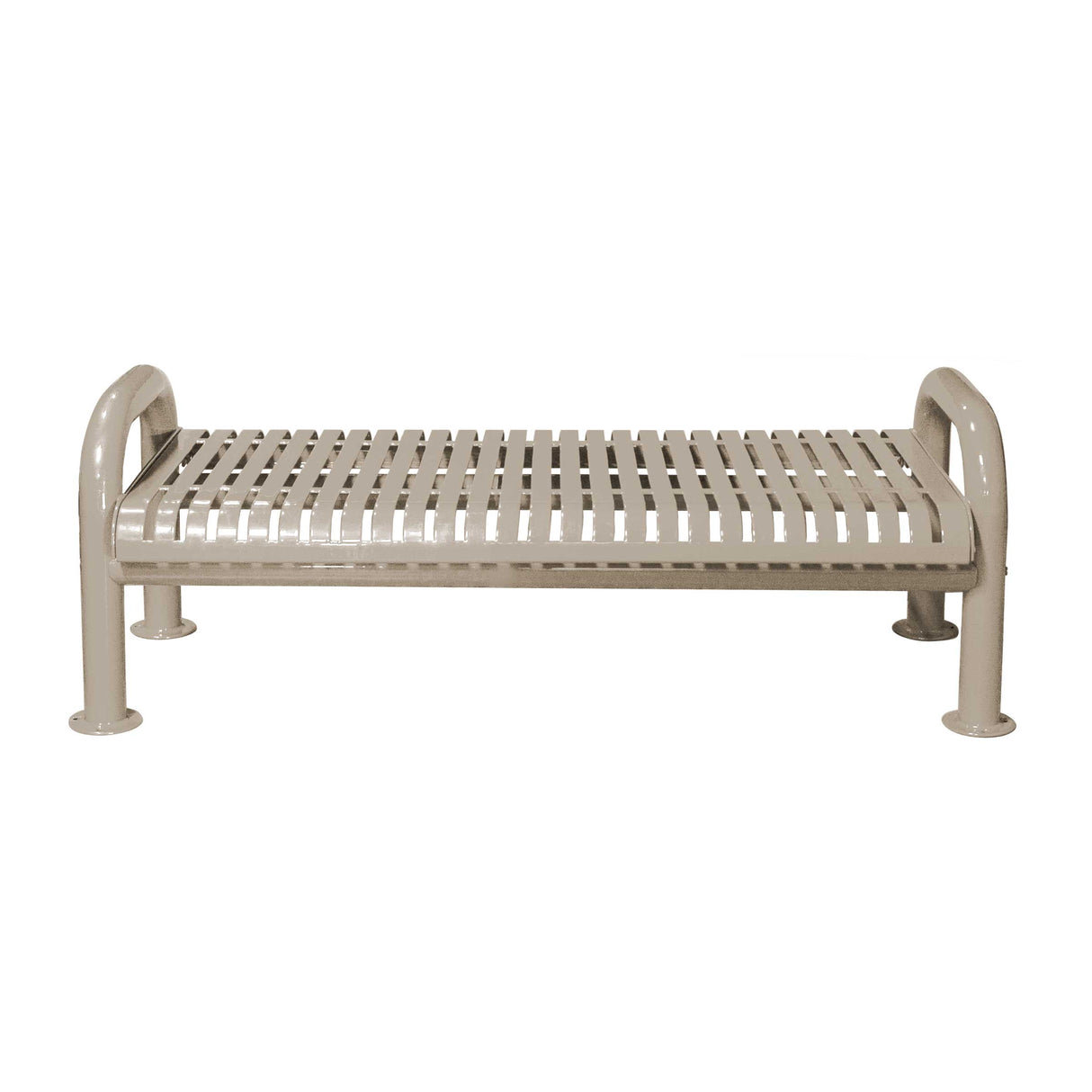 U-Leg Ribbon Bench Without Back