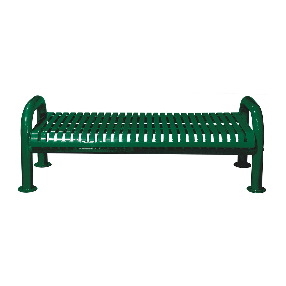 U-Leg Ribbon Bench Without Back