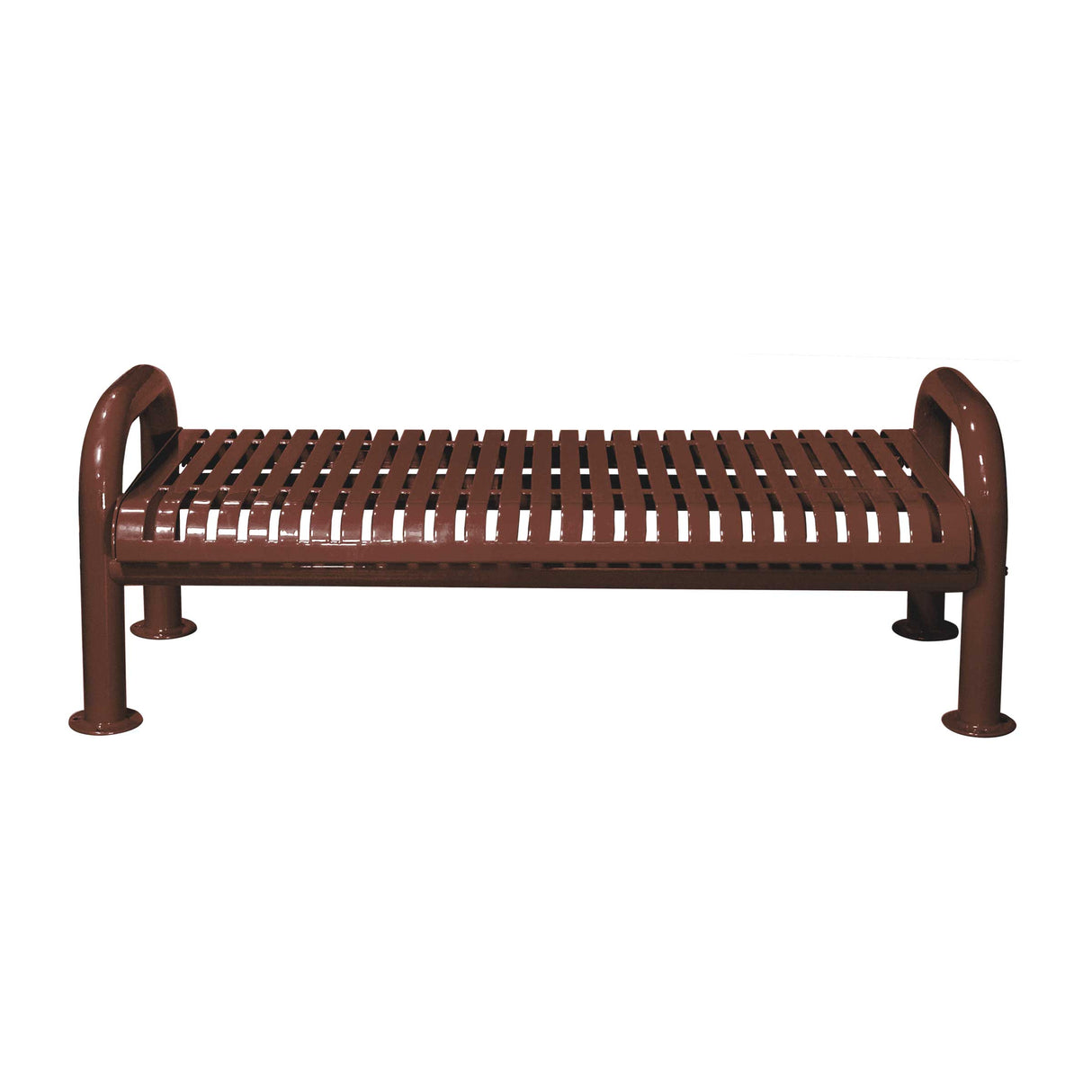 U-Leg Ribbon Bench Without Back