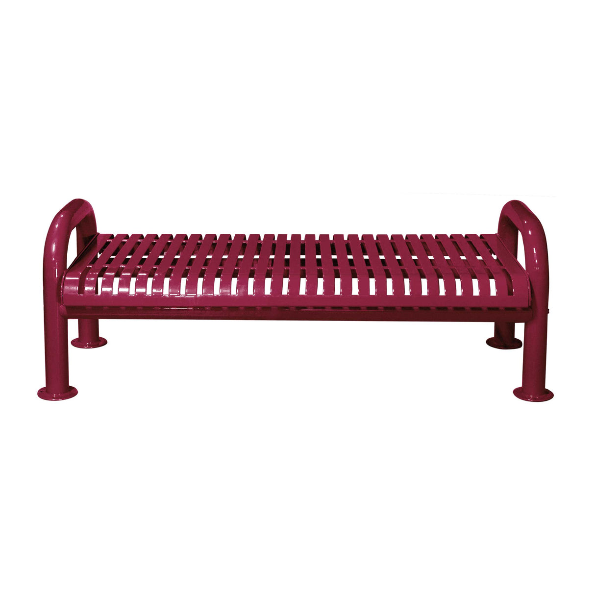 U-Leg Ribbon Bench Without Back