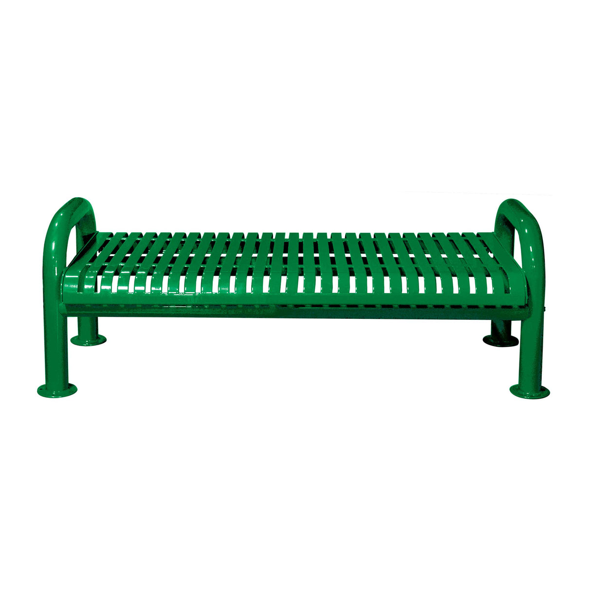 U-Leg Ribbon Bench Without Back
