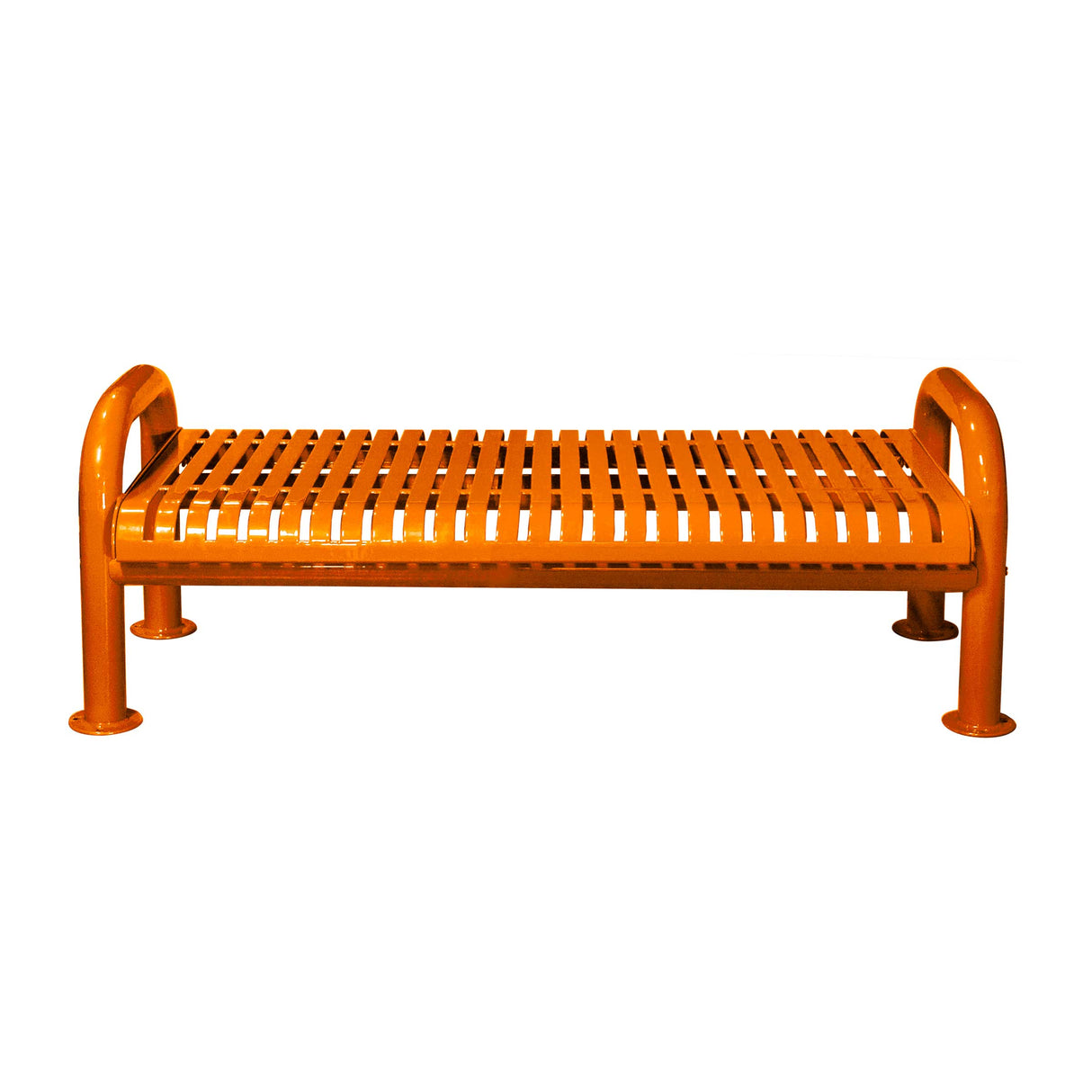 U-Leg Ribbon Bench Without Back