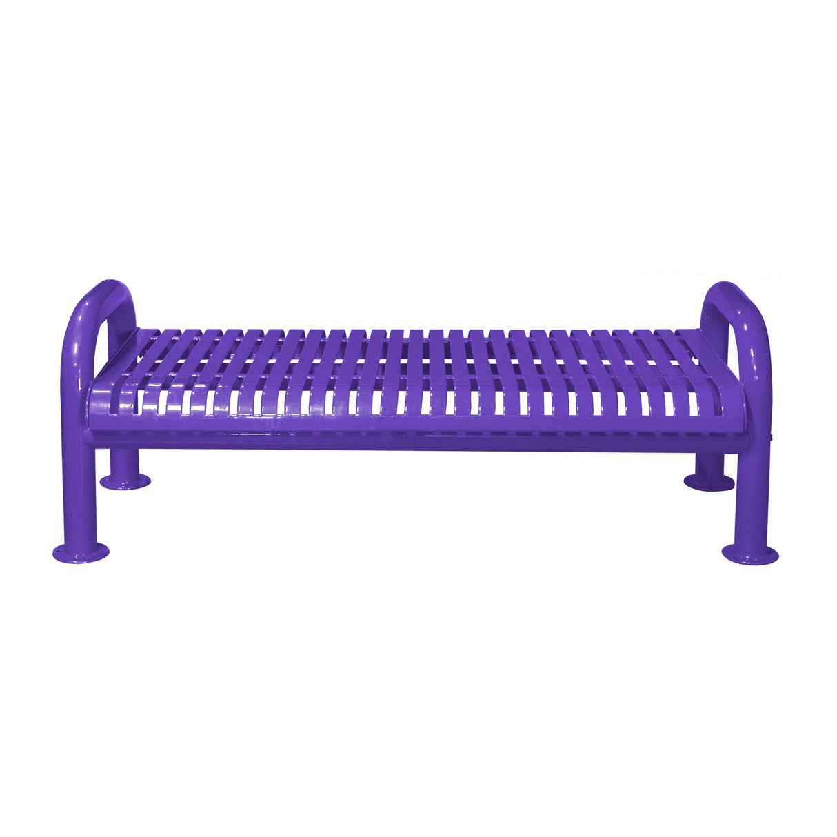U-Leg Ribbon Bench Without Back