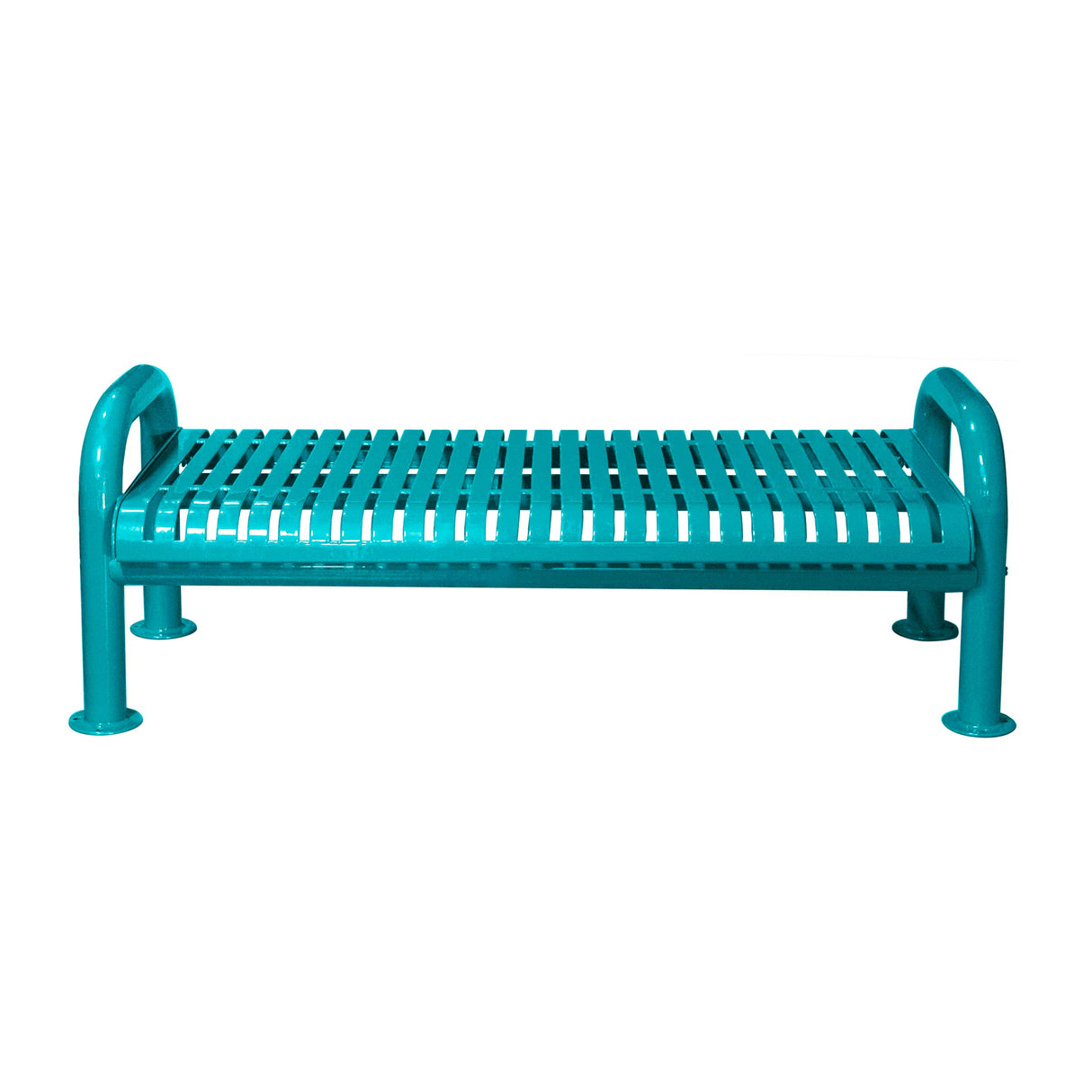 U-Leg Ribbon Bench Without Back