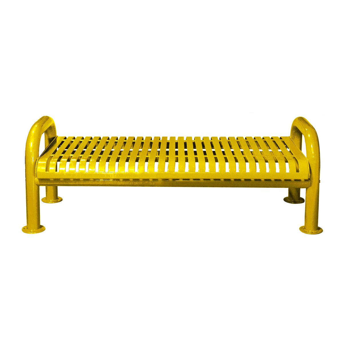 U-Leg Ribbon Bench Without Back